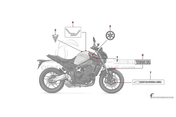 Yamaha MT-09 SP 2023 - Weiss