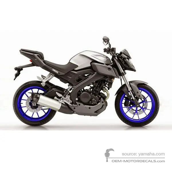 Yamaha MT-125 2015 - Blanco - Mat White Metallic 4