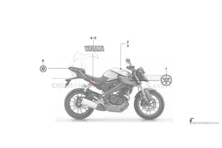 Yamaha MT-125 2015 - Weiss