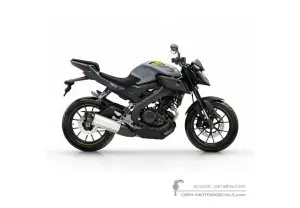 Naklejki do Yamaha MT-125 2016 - Szary • Yamaha Naklejki OEM