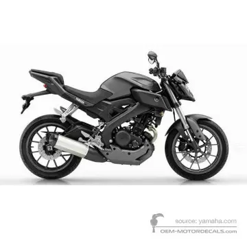 Yamaha MT-125 2016 - Szary - Mat Gray Metallic 3