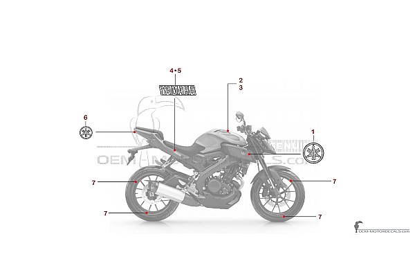 Yamaha MT-125 2016 - Szary
