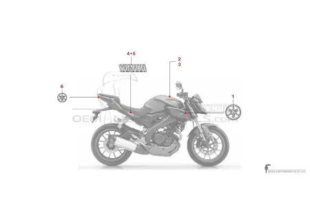 Yamaha MT-125 2016 - Grau