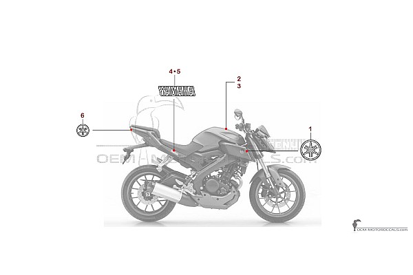 Yamaha MT-125 2016 - Grigio