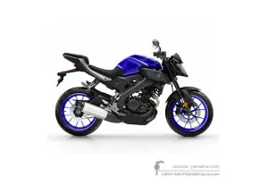 Aufkleber für Yamaha MT-125 2017 - Blau • Yamaha OEM-Aufkleber