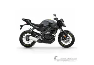 Aufkleber für Yamaha MT-125 2017 - Grau • Yamaha OEM-Aufkleber