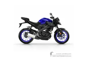 Aufkleber für Yamaha MT-125 2018 - Blau • Yamaha OEM-Aufkleber