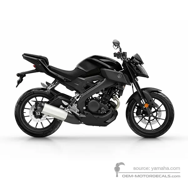 Yamaha MT-125 2018 - Gris oscuro - Mat Dark Gray Metallic 6