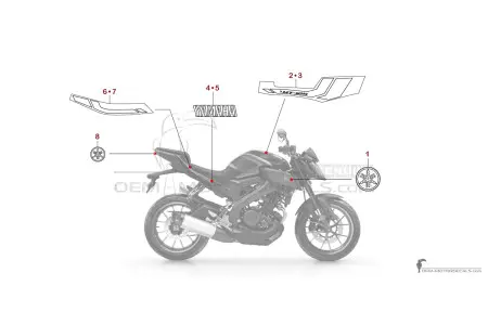 Yamaha MT-125 2018 - Blau