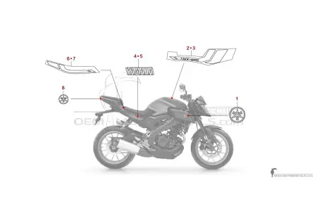 Yamaha MT-125 2018 - Grau