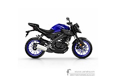 Naklejki do Yamaha MT-125 2019 - Niebieski • Yamaha Naklejki OEM