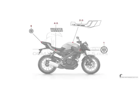 Yamaha MT-125 2019 - Szary