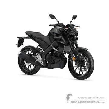 Yamaha MT-125 2020 - Gris foncé - Mat Dark Gray Metallic 6