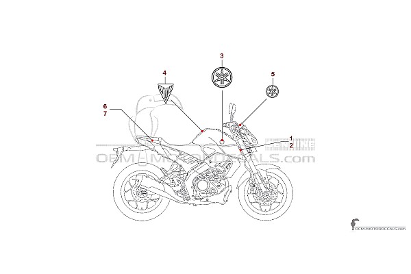 Yamaha MT-125 2020 - Gris oscuro