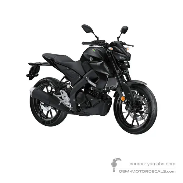 Yamaha MT125 2021 - Gris oscuro - Mat Dark Gray Metallic 6