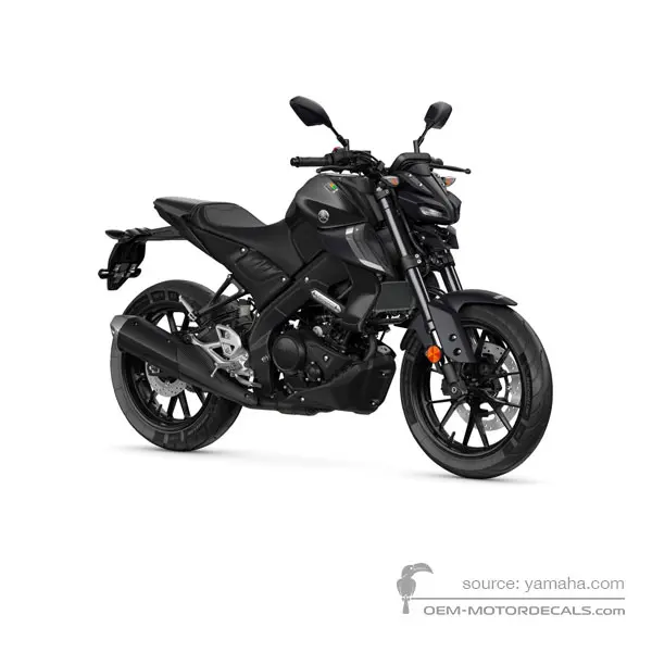 Yamaha MT125 2023 - Gris oscuro - Mat Dark Gray Metallic 6