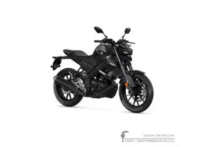 Naklejki do Yamaha MT-125 2026 • Yamaha Naklejki OEM