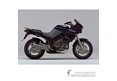 Stickers voor Yamaha TDM850 1992 - Zwart • Yamaha OEM Stickers