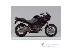 Decals for Yamaha TDM850 1992 - Black • Yamaha OEM Decals