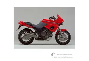 Decals for Yamaha TDM850 1991 - Red • Yamaha OEM Decals