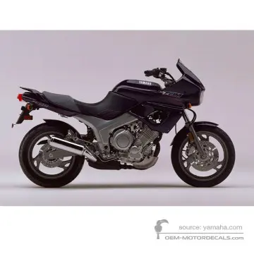 Yamaha TDM850 1993 - Paars - Very Dark Violet Cocktail 1