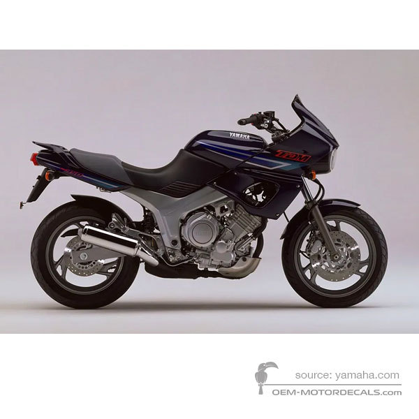 Autocollants pour pour Yamaha TDM850 1995 - Violet • Yamaha Autocollants OEM