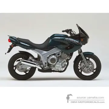 Yamaha TDM850 1996 - Zielony - Dark Cyan Metallic 2