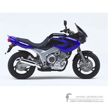 Yamaha TDM850 1998 - Niebieski - Deep Purplish Blue Metallic C