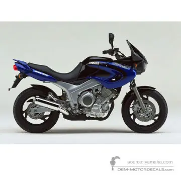Yamaha TDM850 1999 - Niebieski - Deep Purplish Blue Metallic C