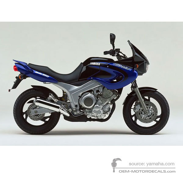 Aufkleber für Yamaha TDM850 1999 - Blau • Yamaha OEM-Aufkleber