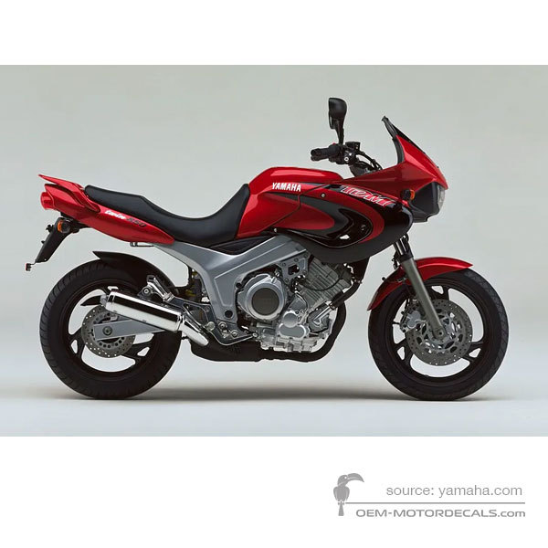 Aufkleber für Yamaha TDM850 1999 - Rot • Yamaha OEM-Aufkleber