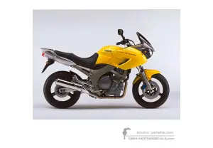 Autocollants pour Yamaha TDM900 2002 - Jaune • Yamaha Autocollants OEM