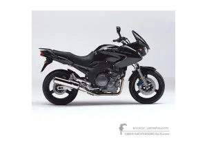 Decals for Yamaha TDM900 2005 - Black • Yamaha OEM Decals