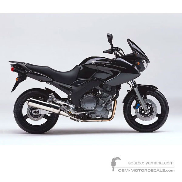 Aufkleber für Yamaha TDM900 2006 - Schwarz • Yamaha OEM-Aufkleber