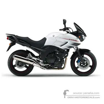Yamaha TDM900 2007 - Biały - Bluish White Cocktail 1