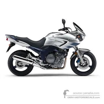 Yamaha TDM900 2008 - Argent - Silver 3