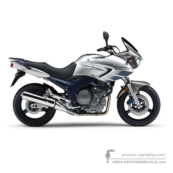 Aufkleber für Yamaha TDM900 2008 - Silber • Yamaha OEM-Aufkleber