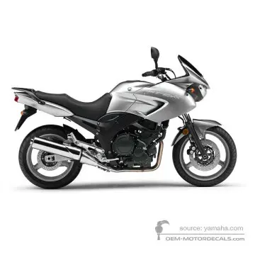 Yamaha TDM900 2009 - Argent - Silver 3