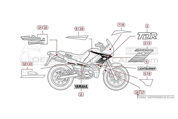 Yamaha TDR125 1991