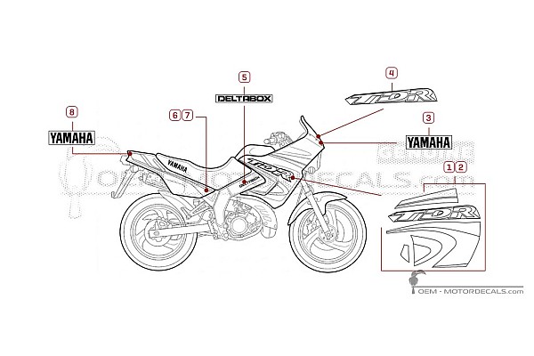 Yamaha TDR125 1996