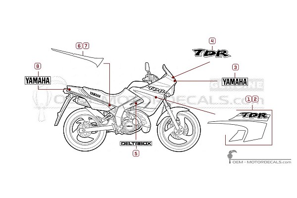 Yamaha TDR125 1999