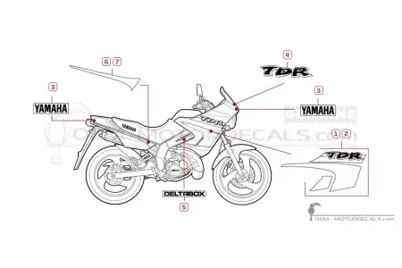 Yamaha TDR125 1999