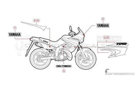 Yamaha TDR125 2001