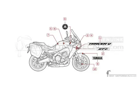 Yamaha TRACER 9 GT+ 2023