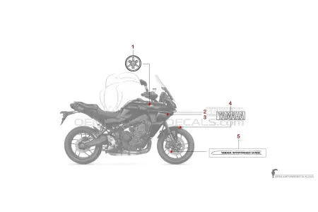 Yamaha TRACER 9 2024 - Noir