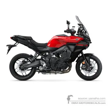 Yamaha TRACER 9 2025 - Rojo - Vivid Red Solid K
