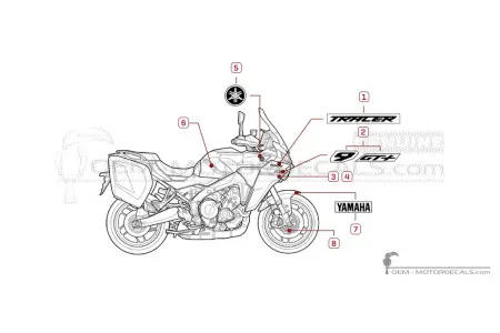 Yamaha TRACER 9 GT+ 2025