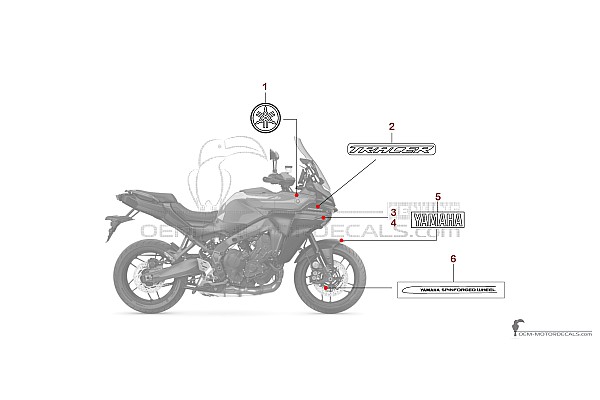 Yamaha TRACER 9 2025 - Rot