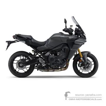 Yamaha TRACER 9 GT 2021 - Gris oscuro - Mat Dark Gray Metallic A