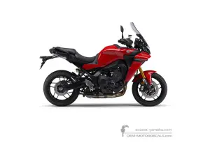 Decals for Yamaha TRACER 9 GT 2021 - Red • Yamaha OEM Decals